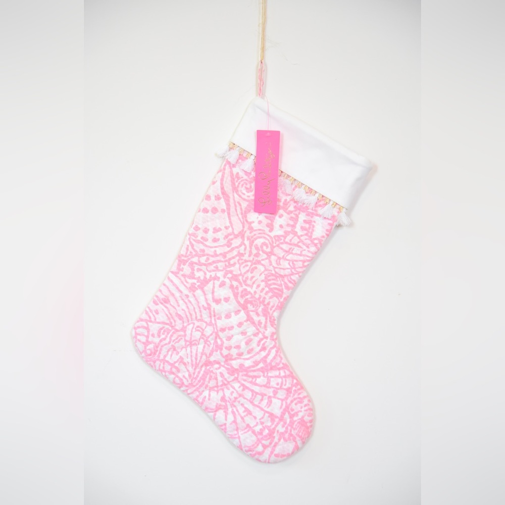 LILLY PULITZER • QUILTED CHRISTMAS STOCKING